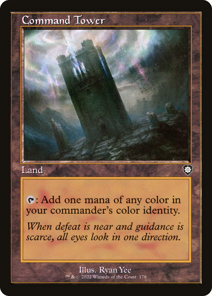 {C} Command Tower (Retro) [The Brothers' War Commander][BRC 178]