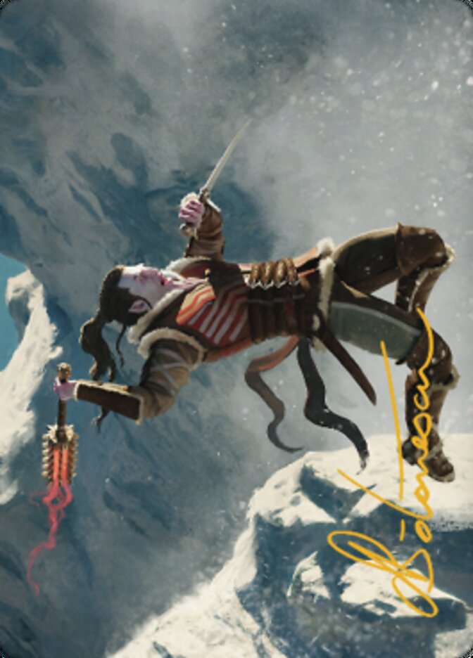 {A} Balduvian Berserker Art Card (Gold-Stamped Signature) [Dominaria United Art Series][GS ADMU 028]