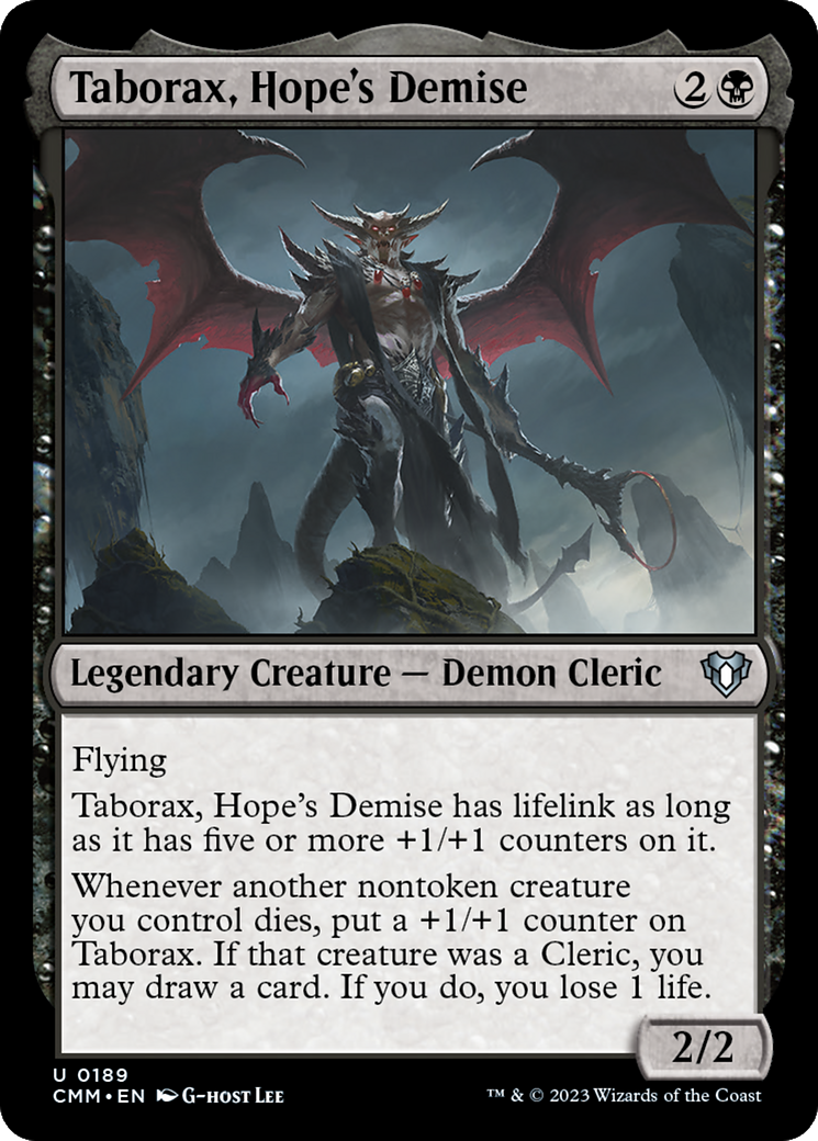 {C} Taborax, Hope's Demise [Commander Masters][CMM 189]