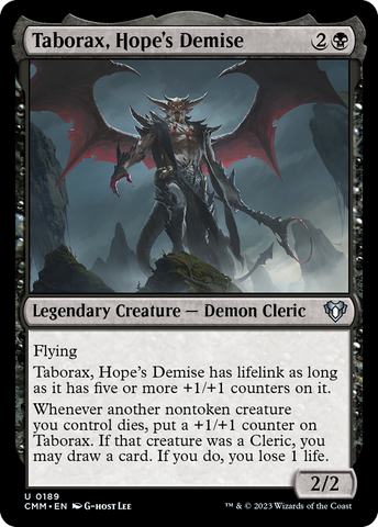 {C} Taborax, Hope's Demise [Commander Masters][CMM 189]