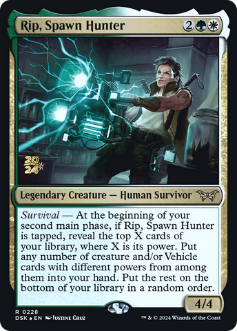 {@R} Rip, Spawn Hunter [Duskmourn: House of Horror Prerelease Promos][PR DSK 228]