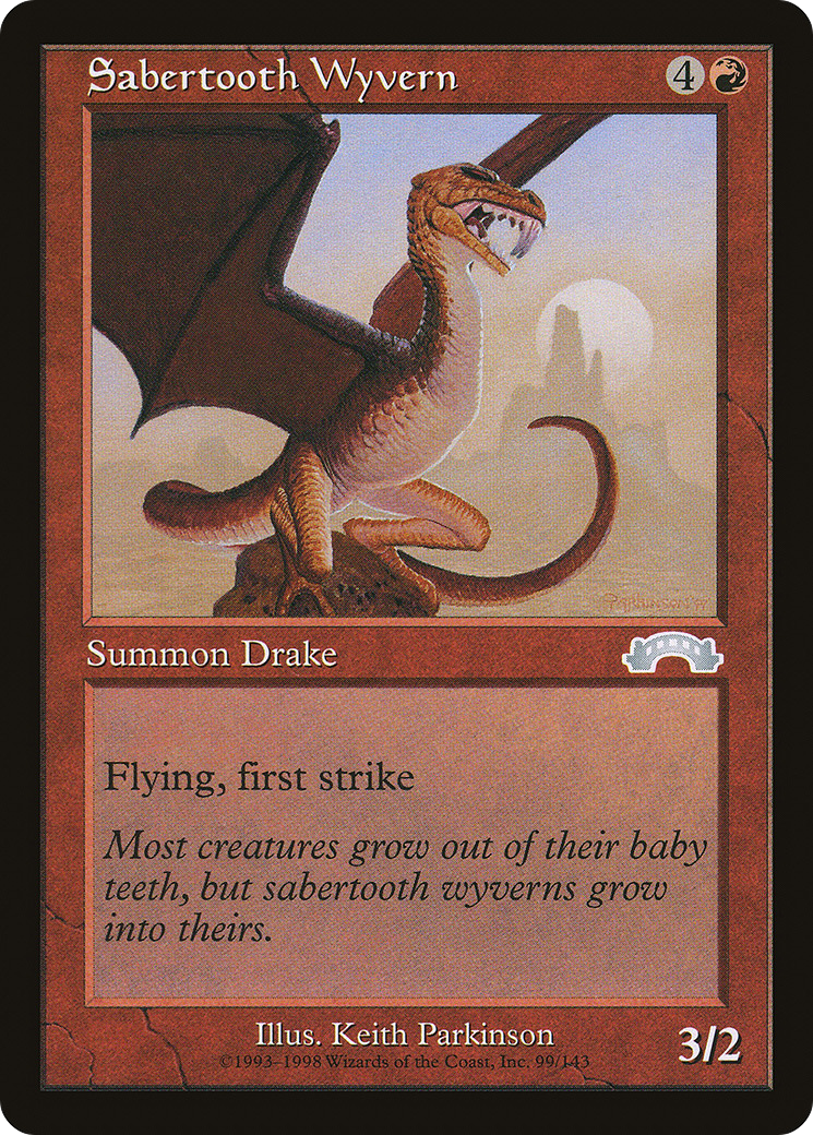 {C} Sabertooth Wyvern [Exodus][EXO 099]