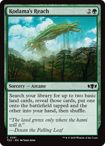{C} Kodama's Reach [Tarkir: Dragonstorm Commander][TDC 261]