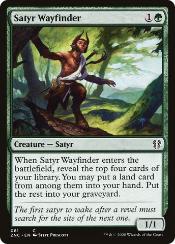 {C} Satyr Wayfinder [Zendikar Rising Commander][ZNC 081]