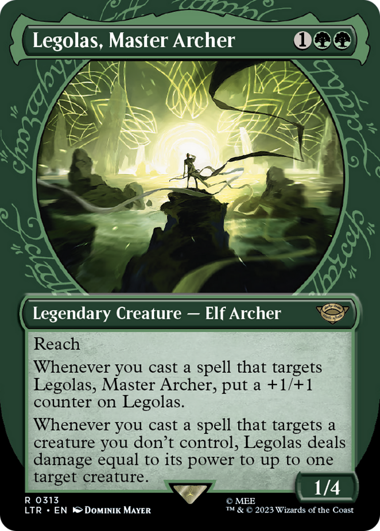 {R} Legolas, Master Archer (Showcase Ring Frame) [The Lord of the Rings: Tales of Middle-Earth][LTR 313]