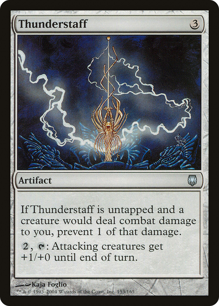 {C} Thunderstaff [Darksteel][DST 153]