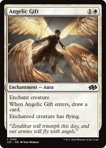 {C} Angelic Gift [Foundations Jumpstart][J25 165]