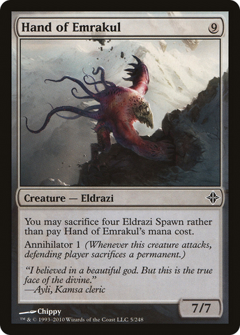 {C} Hand of Emrakul [Rise of the Eldrazi][ROE 005]