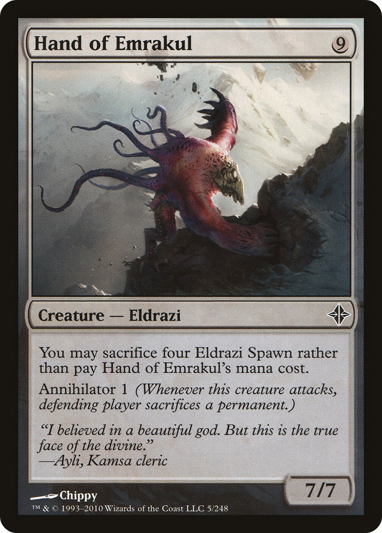 {C} Hand of Emrakul [Rise of the Eldrazi][ROE 005]