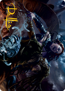 {A} Olivia's Midnight Ambush Art Card (Gold-Stamped Signature) [Innistrad: Midnight Hunt Art Series][GS AMID 039]