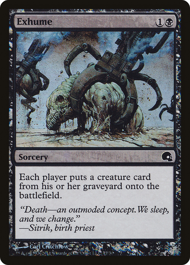 {C} Exhume [Premium Deck Series: Graveborn][PD3 017]