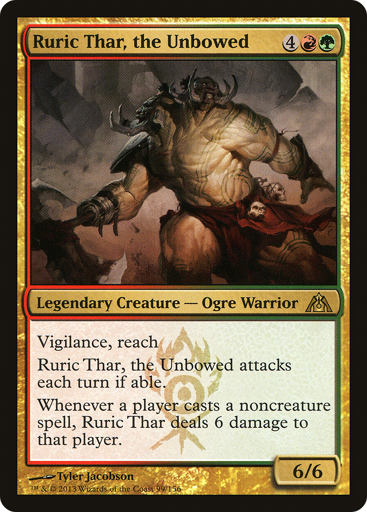 {R} Ruric Thar, the Unbowed [Dragon's Maze][DGM 099]