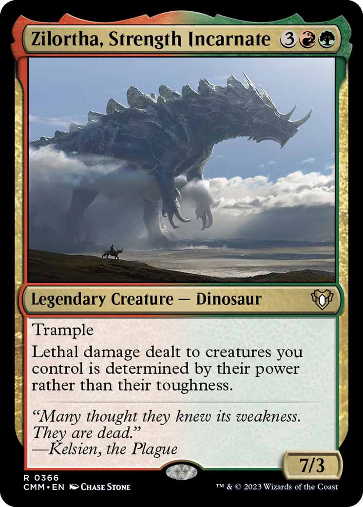 {R} Zilortha, Strength Incarnate [Commander Masters][CMM 366]