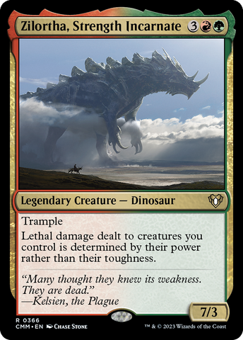 {R} Zilortha, Strength Incarnate [Commander Masters][CMM 366]