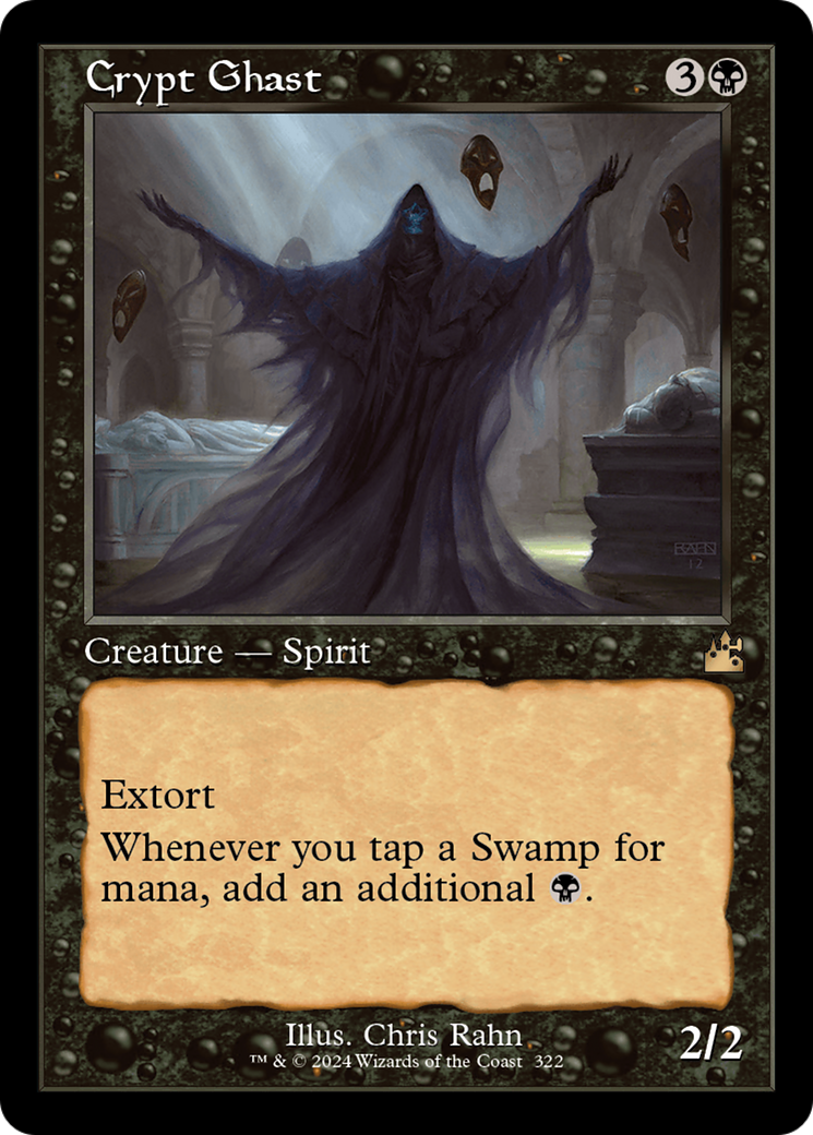 {R} Crypt Ghast (Retro Frame) [Ravnica Remastered][RVR 322]