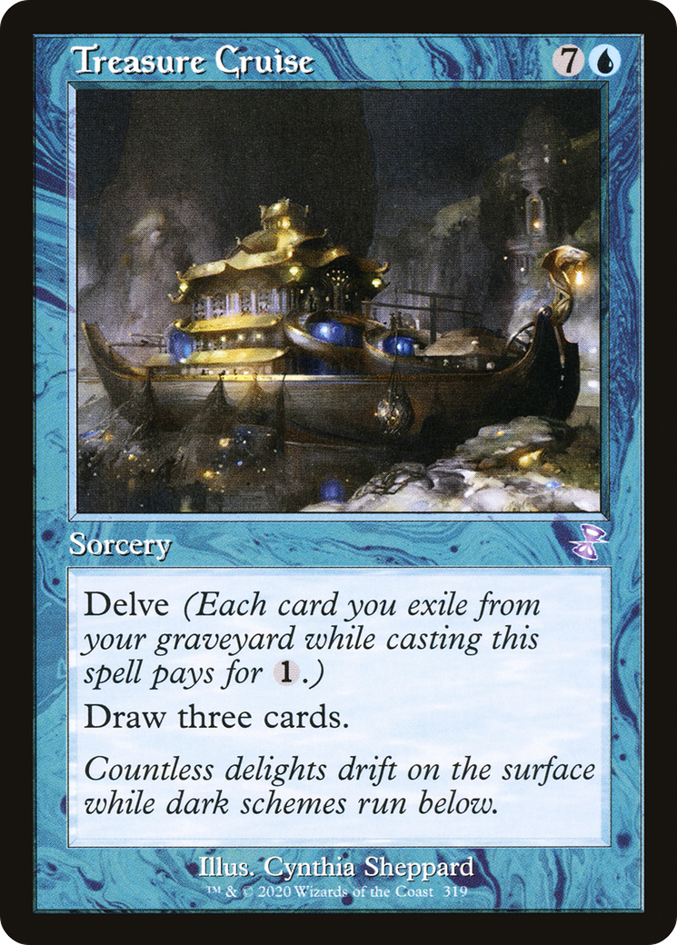 {R} Treasure Cruise (Timeshifted) [Time Spiral Remastered][TSR 319]