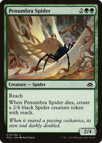 {C} Penumbra Spider [Planechase Anthology][PCA 073]