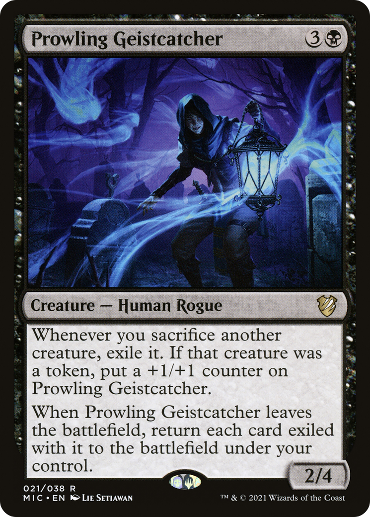 {R} Prowling Geistcatcher [Innistrad: Midnight Hunt Commander][MIC 021]