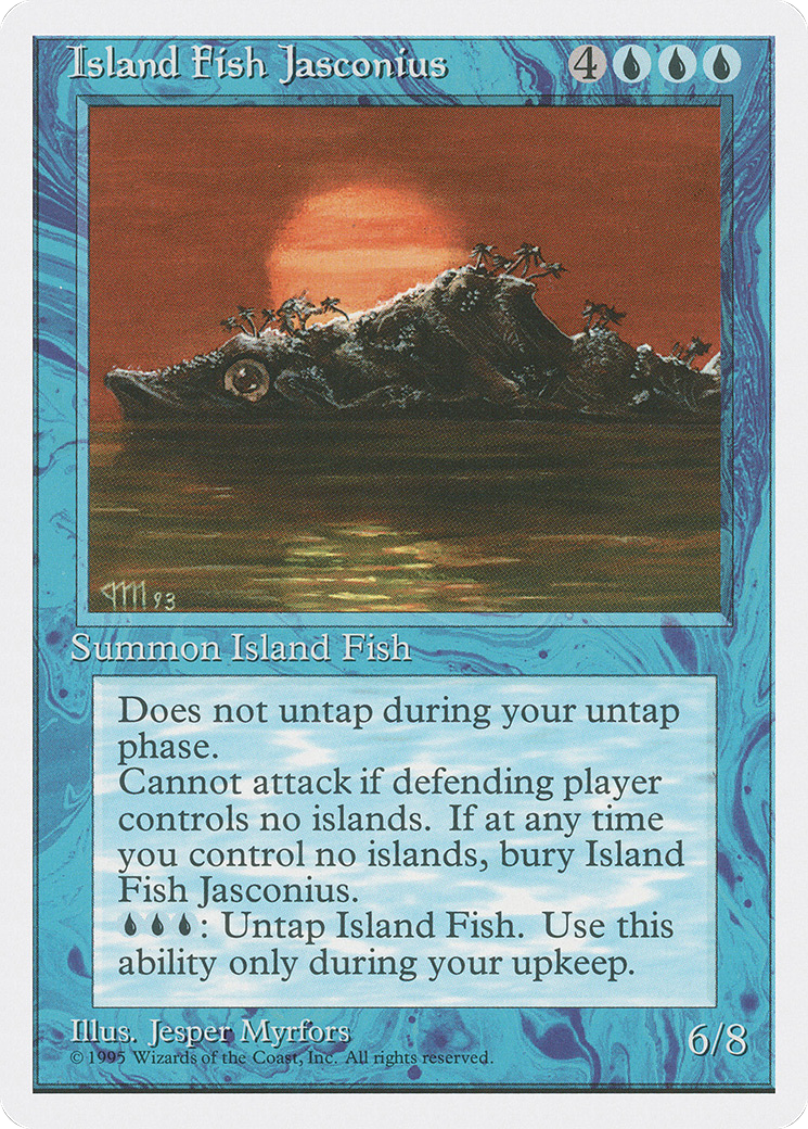 {R} Island Fish Jasconius [Fourth Edition][4ED 078]