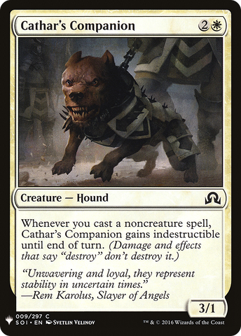 {C} Cathar's Companion [Mystery Booster][LS SOI 009]