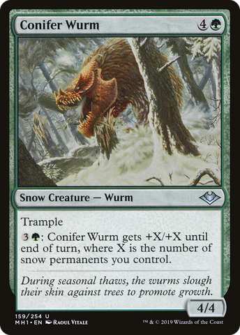 {C} Conifer Wurm [Modern Horizons][MH1 159]