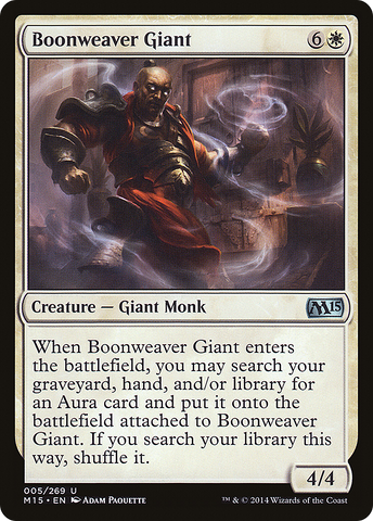 {C} Boonweaver Giant [Magic 2015][M15 005]