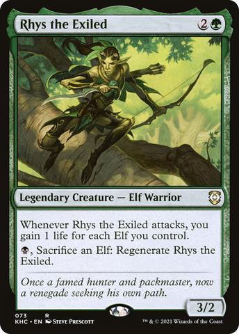 {R} Rhys the Exiled [Kaldheim Commander][KHC 073]