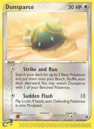 [PKM] Dunsparce (60/100) [EX: Sandstorm]