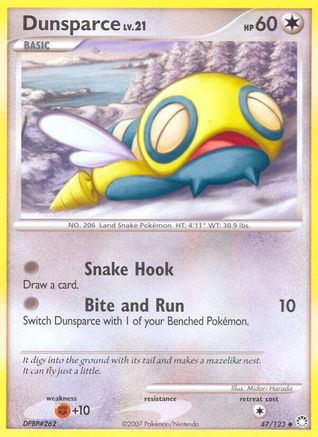 [PKM] Dunsparce (47/123) [Diamond & Pearl: Mysterious Treasures]