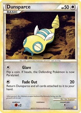 [PKM] Dunsparce (41/123) [HeartGold & SoulSilver: Base Set]