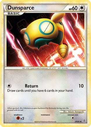[PKM] Dunsparce (29/95) [HeartGold & SoulSilver: Unleashed]