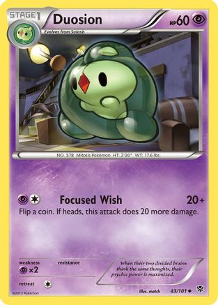 [PKM] Duosion (43/101) [Black & White: Plasma Blast]