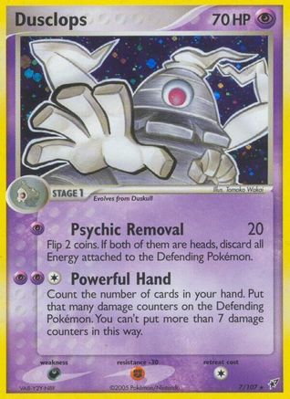 [PKM] Dusclops (7/107) (Stamped) [EX: Deoxys]