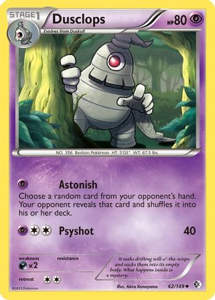 [PKM] Dusclops (62/149) [Black & White: Boundaries Crossed]