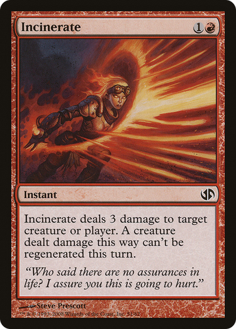 {C} Incinerate [Duel Decks: Jace vs. Chandra][DDB 051]