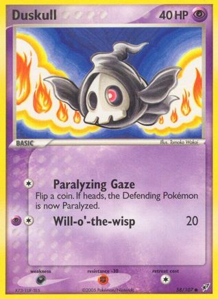 [PKM] Duskull (58/107) (Stamped) [EX: Deoxys]