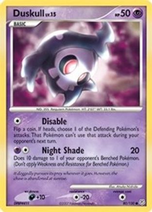 [PKM] Duskull (80/130) [Diamond & Pearl: Base Set]