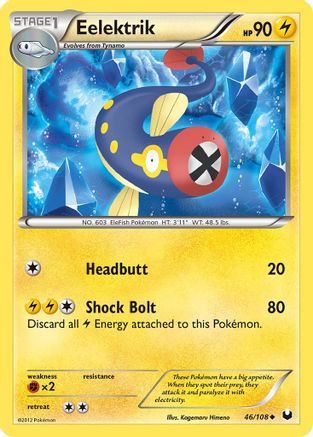 [PKM] Eelektrik (46/108) [Black & White: Dark Explorers]