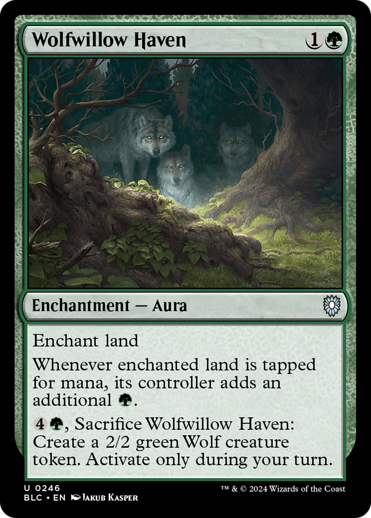 {C} Wolfwillow Haven [Bloomburrow Commander][BLC 246]