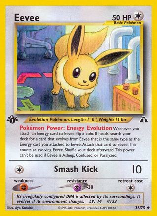 [PKM] Eevee (38/75) [Neo Discovery 1st Edition]