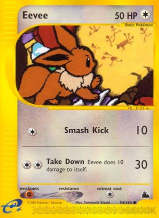 [PKM] Eevee (54/144) [Skyridge]
