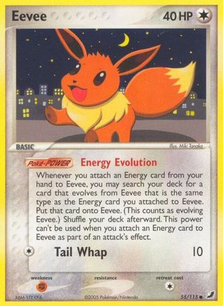 [PKM] Eevee (55/115) [EX: Unseen Forces]