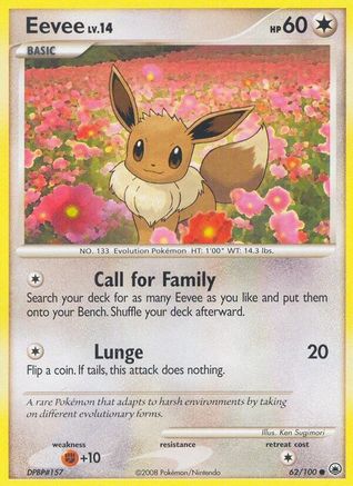 [PKM-C] Eevee (62/100) [Diamond & Pearl: Majestic Dawn]