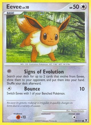 [PKM-C] Eevee (59/111) [Platinum: Rising Rivals]