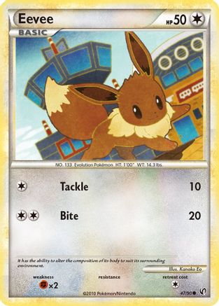 [PKM] Eevee (47/90) [HeartGold & SoulSilver: Undaunted]