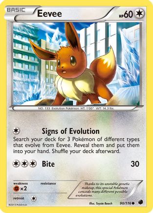 [PKM] Eevee (90/116) [Black & White: Plasma Freeze]
