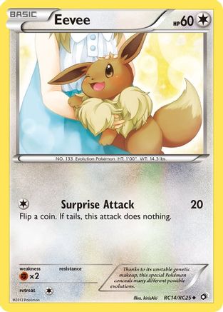 [PKM-C] Eevee (RC14/RC25) [Black & White: Legendary Treasures]