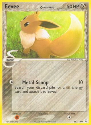 [PKM] Eevee (68/113) (Delta Species) [EX: Delta Species]