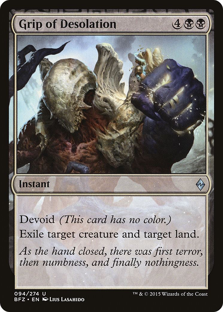 {C} Grip of Desolation [Battle for Zendikar][BFZ 094]
