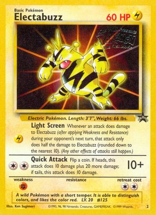 [PKM-R] Electabuzz (2) [Wizards of the Coast: Black Star Promos]